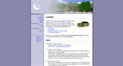 Desktop Screenshot of luxinia.de